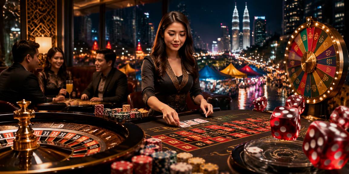 Meja Live Casino dengan Dealer Sebenar